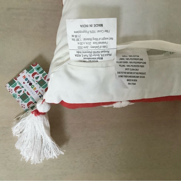 Novogratz Snowflake Holiday Throw Pillow - Picture 5 of 5